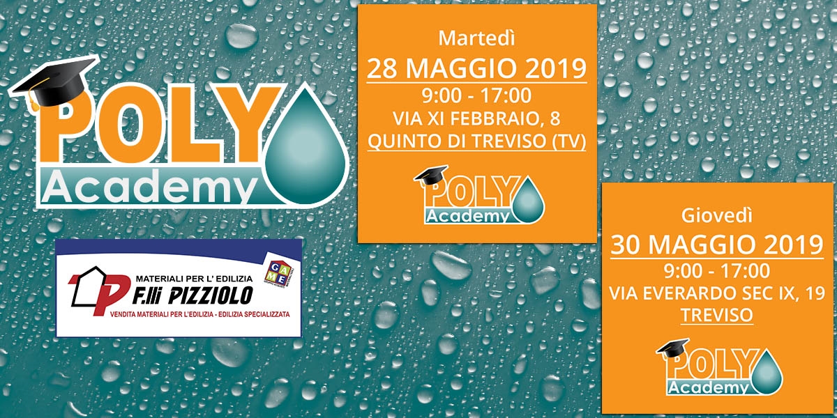 Poly Academy - 28/30 Maggio 2019