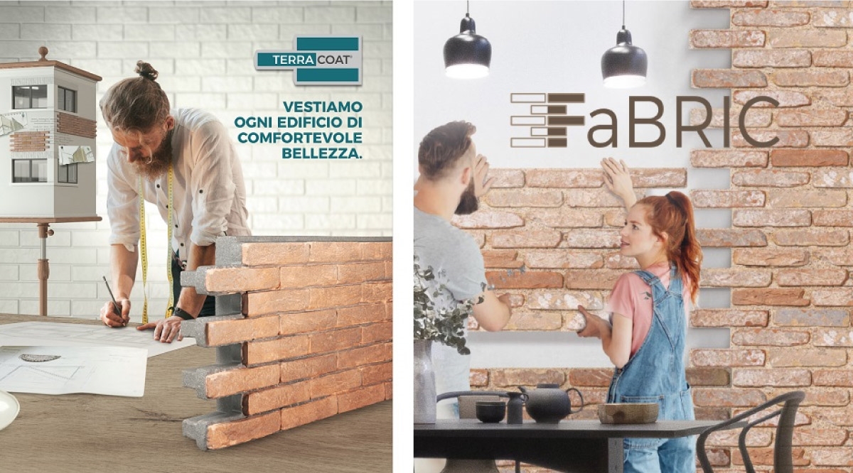 FaBRIC, la terracotta da parati di Terreal