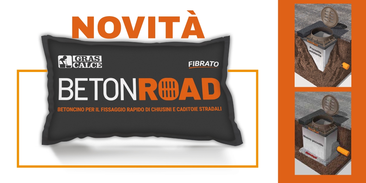 BETONROAD - Betoncino predosato per il fissaggio rapido